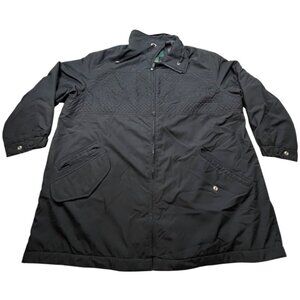 Preston & York II Jacket Womens 3X Plus Black Embroidered Artsy Full ZIp Coat